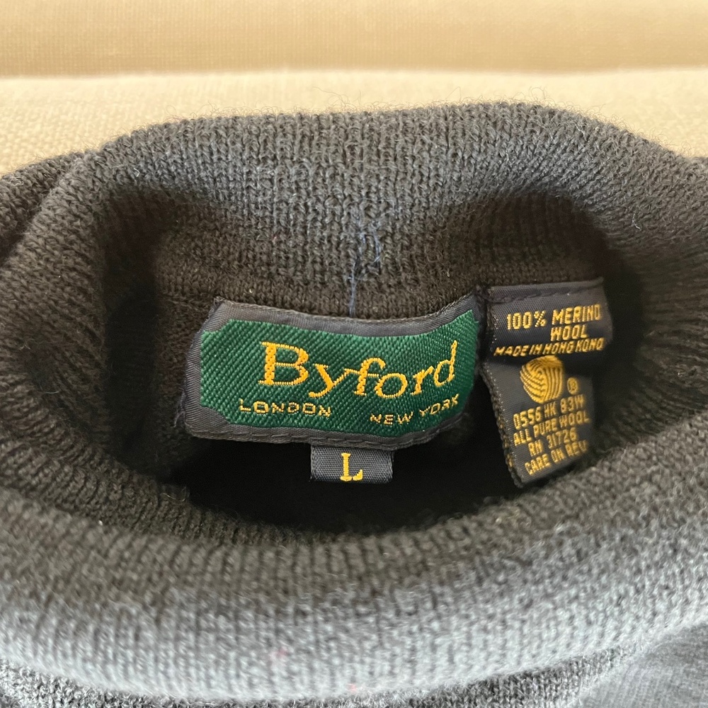 Byford Merino Wool Turtleneck Sweater - M